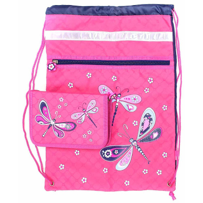 Набор для школьницы Яркие стрекозы ранец пенал мешок для обуви Феникс 39927 5