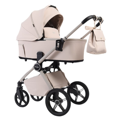 Коляска 2 в 1 Peppy Monaco Plus Cream рама бежевая 02