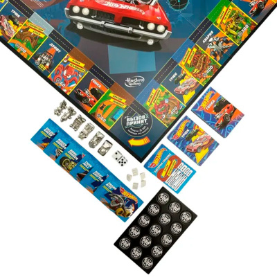 Настольная игра монополтия Хот Вилз Hasbro H00039 5