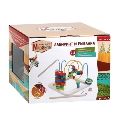 Лабиринт большой 2в1 Рыбалка и лабиринт Mapacha 76823