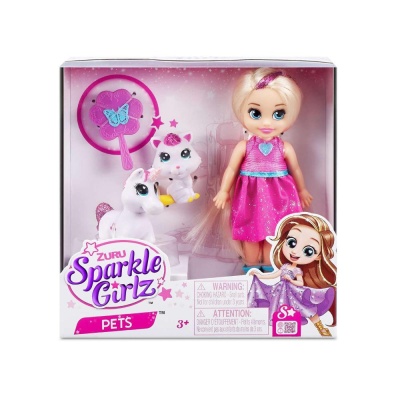 Игровой набор Sparkle Girlz Принцесса с питомцами Zuru 100522