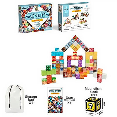 Конструктор Магнитный 99 кубиков Zhorya ZY1875349 2