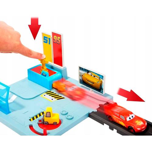 Автотрек Гоночный центр Диноко 2 машинки Mattel HGV69 фото 2