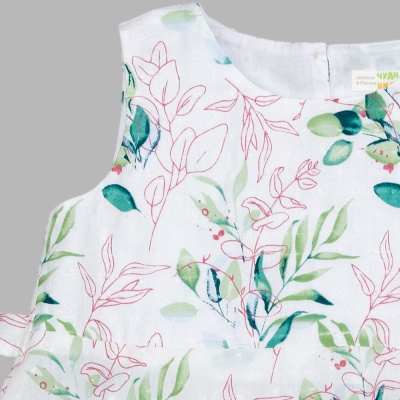 Платье Оливковые ветви Чуди Кидс 353625Ц2-1 белый 02 Платье Оливковые ветви Чуди Кидс 353625Ц2-1 белый 02