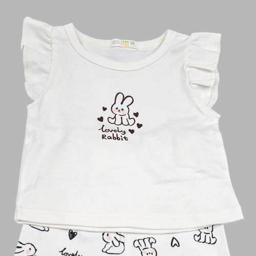 Комплект Lovely Rabbit Футболка и штанишки Чуди Кидс 376125-13К молочный фото 3