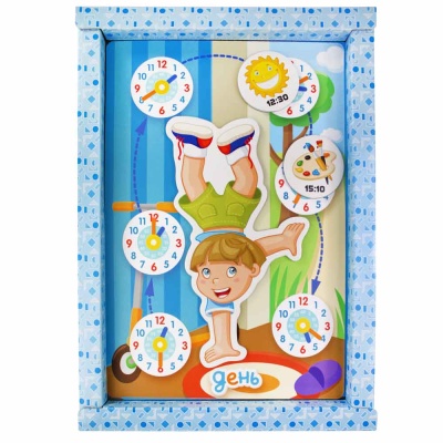 Игра развивающая Магнитные истории Учим время! Десятое Королевство 01658