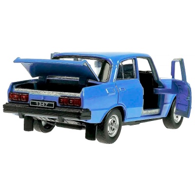 Машина металлическая инерционная АЗЛК Москвич-2140SL 12.5 см Технопарк AZLK2140M-12-PRP 2