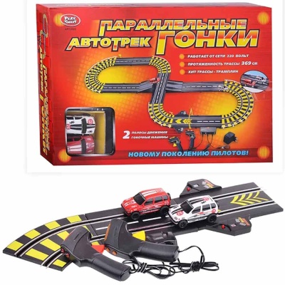 Гоночный автотрек Параллельные гонки 369 см Play Smart 0822 1