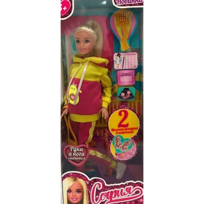 Кукла София беременная двойней 29 см Карапуз 66001B2-S1-S-BB