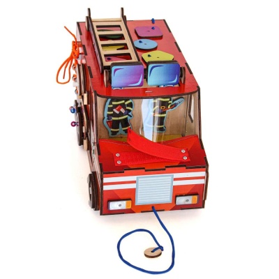 Бизиборд Пожарная машина Мастер игрушек IG0782