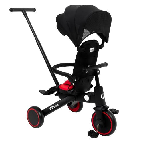 Велосипед трёхколёсный Pituso Leve Pro T8-Red красный фото 4
