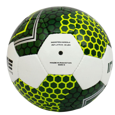Футбольный мяч Ingame Training IFB-129 бело-зелёный 3