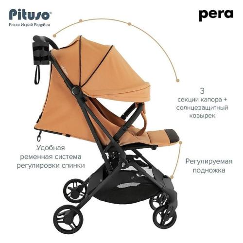 Коляска прогулочная Pituso Pera Q-7 Mango фото 6