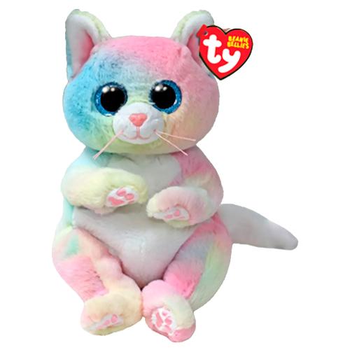 Мягкая игрушка Beanie Bellies Радужный Котёнок Дженни 15 см Ty Inc 41291