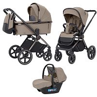 Коляска 3 в 1 Carrello Ultimo CRL-6521 Pearl Beige Chrome