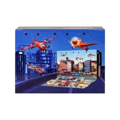 Игровой набор Адвент-календарь Парковка 24 дня Рыжий Кот И-9311