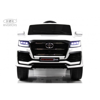 Детский электромобиль RiverToys G555GG белый
