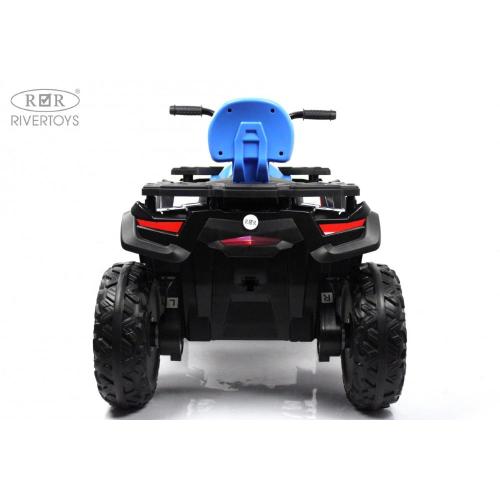 Детский электроквадроцикл 4WD RiverToys T001TT синий фото 9