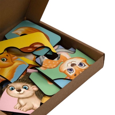 Пазлы из дерева Лесные жители Зигзаг пазлы 24 эл Десятое Королевство 04874 3