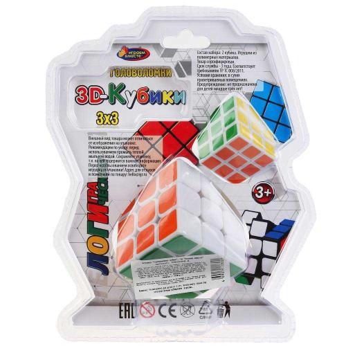 Логическая игра Кубик, 2 штуки Играем Вместе 1902K448-R фото 2