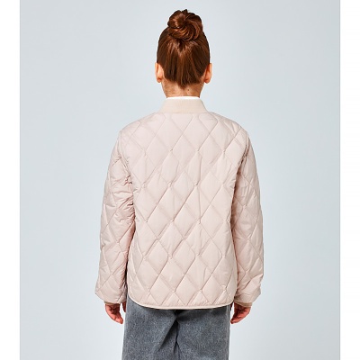 Куртка демисезонная для девочки 7 Одёжек G1006B бежевая 6