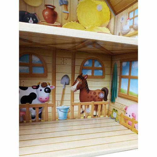 Кукольный домик быстрой сборки Ферма Dream House Десятое Королевство 04713 фото 3