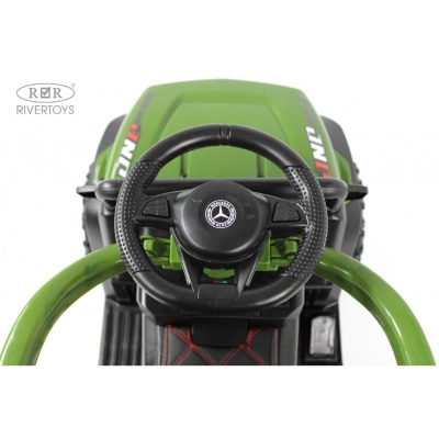 Детский электромобиль RiverToys G005GG зелёный