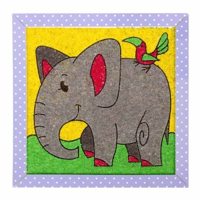 Набор для творчества Песочная фреска Добрый слоник Десятое Королевство 02600 5