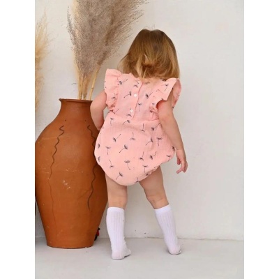 Песочник-боди из муслина Carrot 10002196 персиковый 04