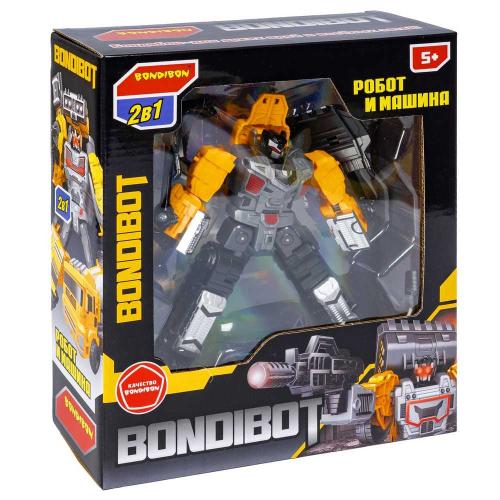 Робот-трансформер Bondibot Бульдозер Bondibon ВВ6047 фото 6