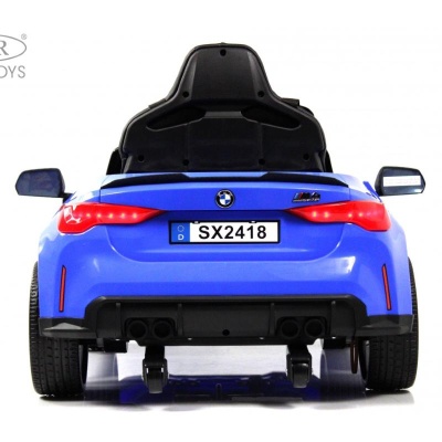 Детский электромобиль BMW M4 RiverToys A004AA синий