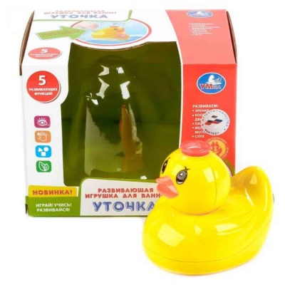 Развивающая игрушка для ванны Уточка Умка ZY403183-R Развивающая игрушка для ванны Уточка Умка ZY403183-R