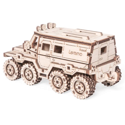 Конструктор из дерева Внедорожник Бархан 128 деталей Lemmo 0187 2