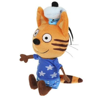 Мягкая озвученная игрушка Три Кота Коржик 14 см Мульти-Пульти A20157-14B01 02