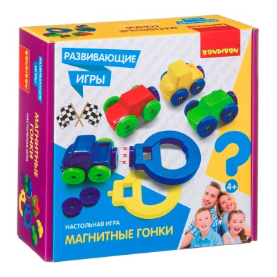 Настольная игра Магнитные гонки Bondibon ВВ4478
