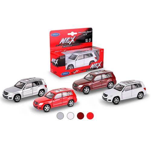 Машинка инерционная Mercedes-Benz GLK масштаб 1:38 Welly 43684W фото 5