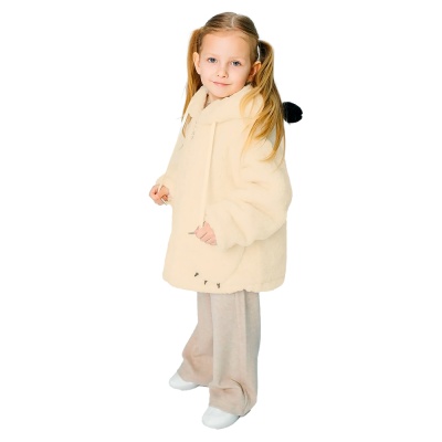 Куртка для девочки Deloras 10012 кремовая 3