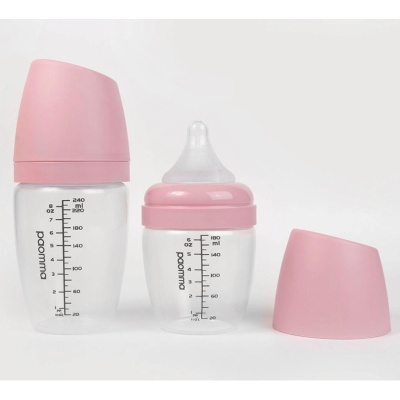 Пластиковая бутылочка для кормления Zephyr 240 мл Paomma PB214