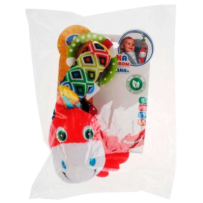 Игрушка-подвеска с колокольчиком Резвая лошадка Умка RBT-H4