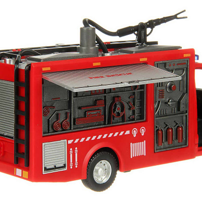 Пожарная машина инерционная свет звук Veld Co 132761 4