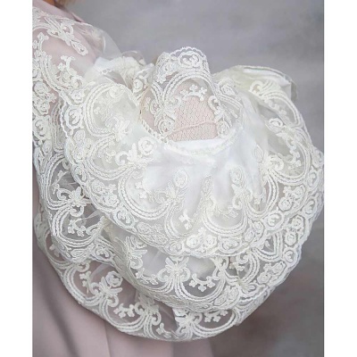 Уголок кружевной с бантом размер 100х90 см Наследникъ НВ4013-ЭК-03 4