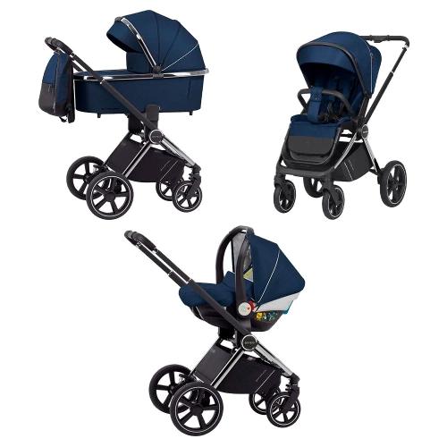 Коляска 3 в 1 Carrello Ultimo CRL-6512 Arctic Blue Chrome фото 3