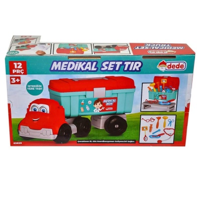 Игрушка Автомобиль Медицинская помощь Candy&Ken с набором DeDe 03829