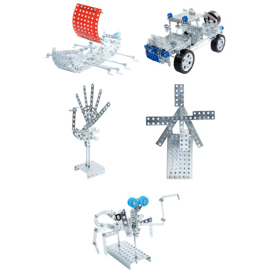 Конструктор металлический Джип 5 в 1 420 деталей Десятое королевство 05847 10