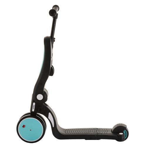 Трёхколёсный самокат Pituso HD-200-Blue голубой фото 8