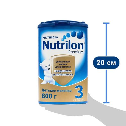 Молочко детское Nutrilon Premium 3 800г с 12 мес фото 2