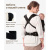 Рюкзак-кенгуру Babyride Бейбираид Happy Baby 40110 black