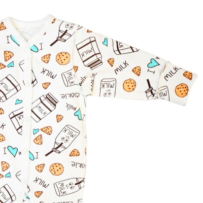 Комбинезон Милк и печенья Чуди Кидс 102423 белый 04