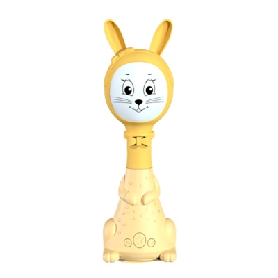 Интерактивная игрушка Зайчик 10 режимов работы Няня BertToys FD125 желтый 1