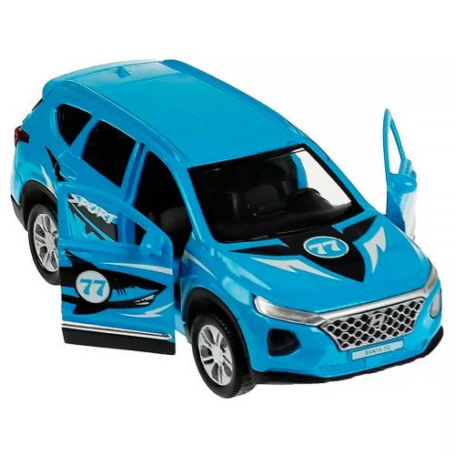 Машина металлическая инерционная Hyundai Santafe Sport 12 см Технопарк SANTAFE2-12SRT-BU фото 2